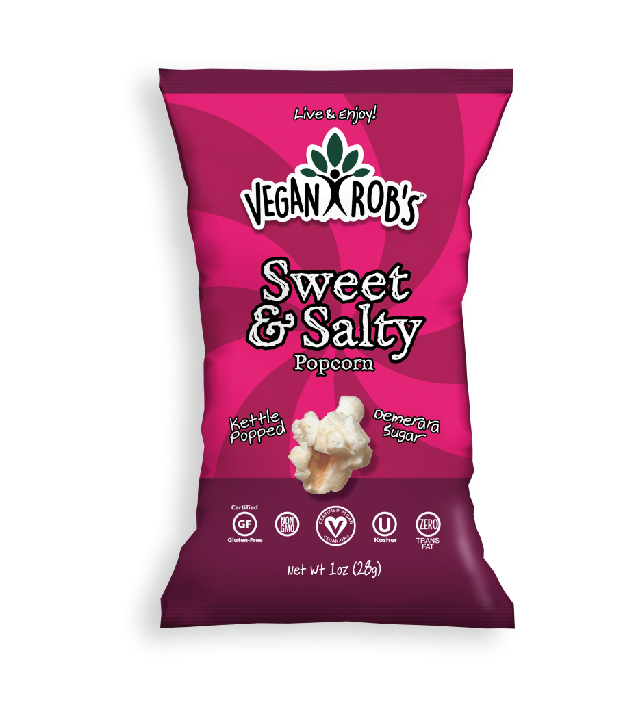 Buy Vegan Rob's Sweet and Salty Popcorn Healthy Snack Deja Vegan