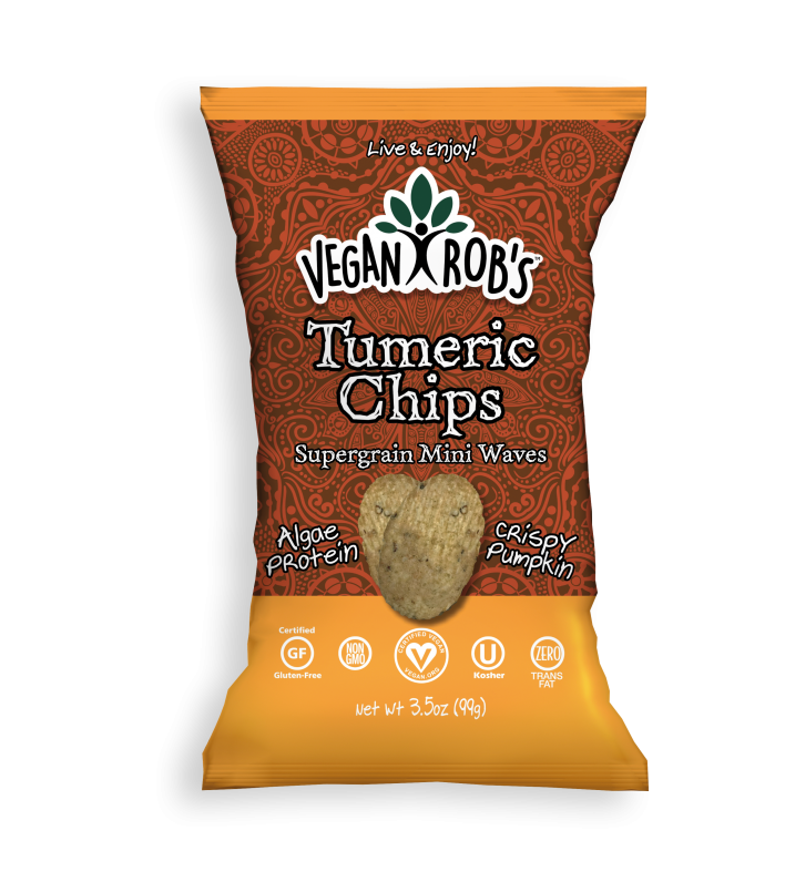 Buy Vegan Rob's Tumeric Chips Healthy Snacks Deja Vegan