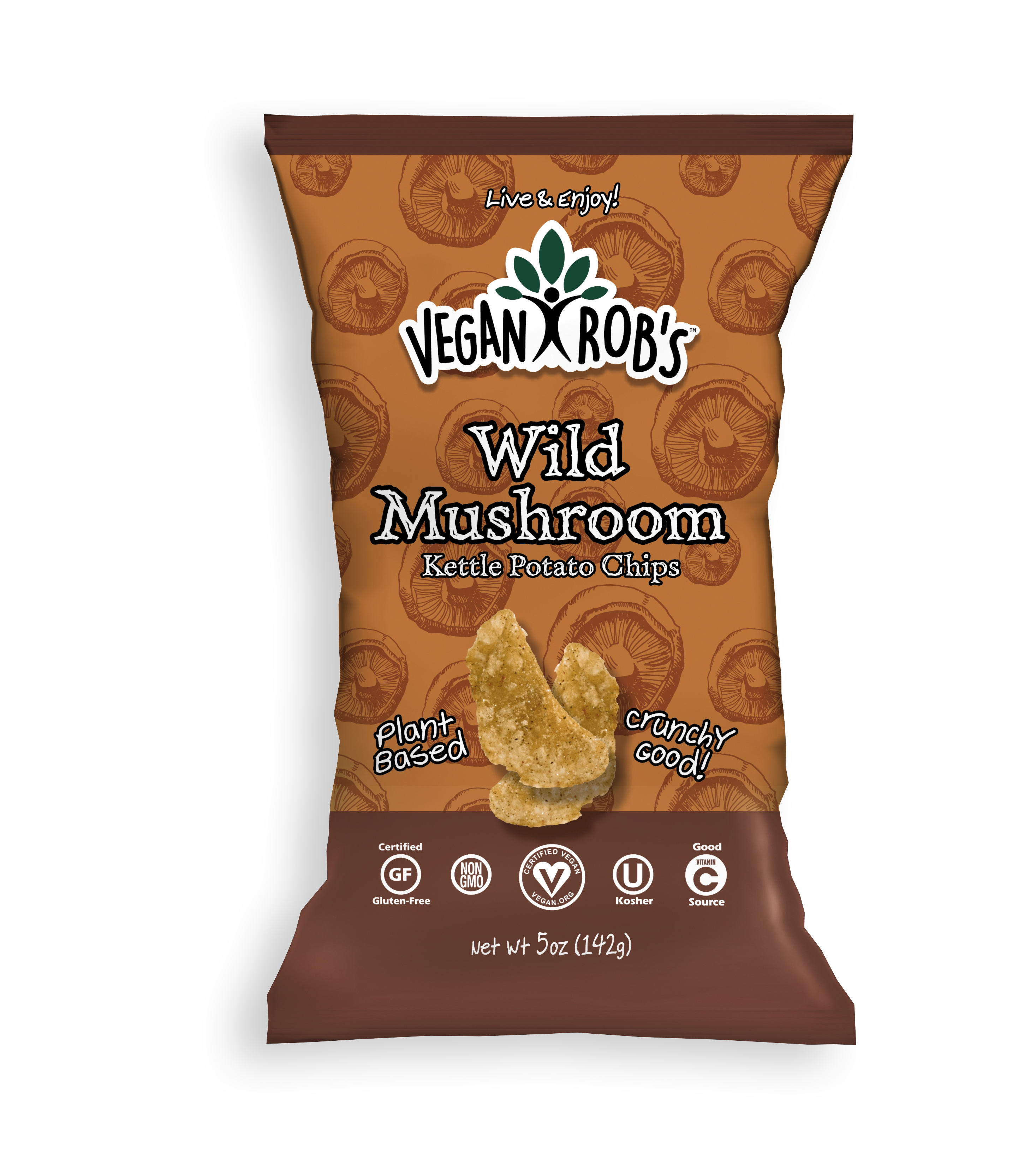 Vegan Wild Mushroom Kettle Chips Large